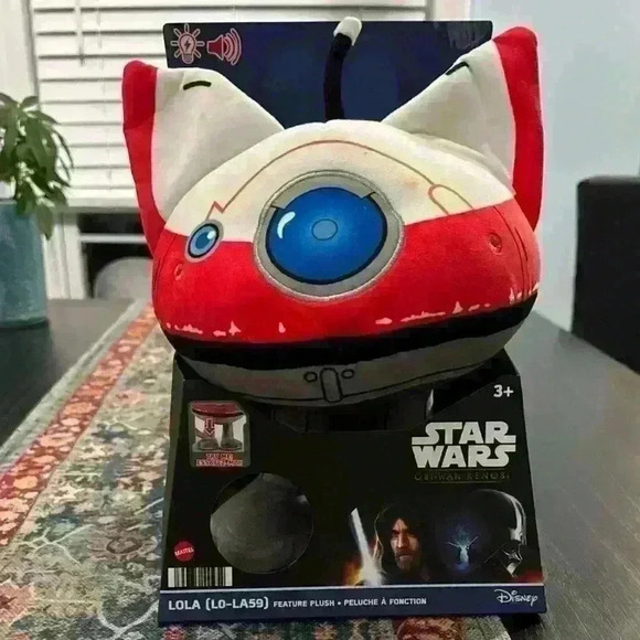 Star Wars Lola (L0-LA59) Plush​ w/Sound Effects & Light Up Eyes NEW - Picture 1 of 5